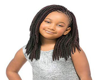 Natural Hair Growth With Extensions For Kids