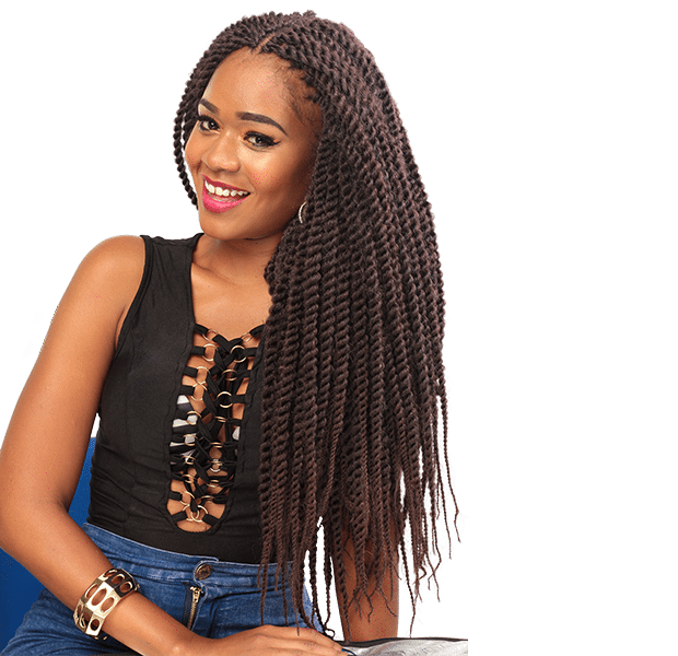 African Hair Crochet Braid-PENCIL MAMBO LONG