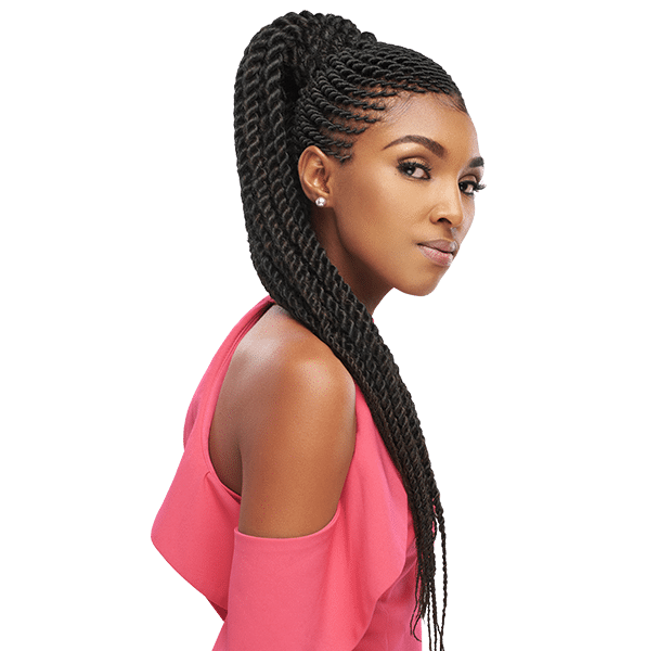 long pamoja braid hairstyle - inexpensive and great for weave or crochet lines