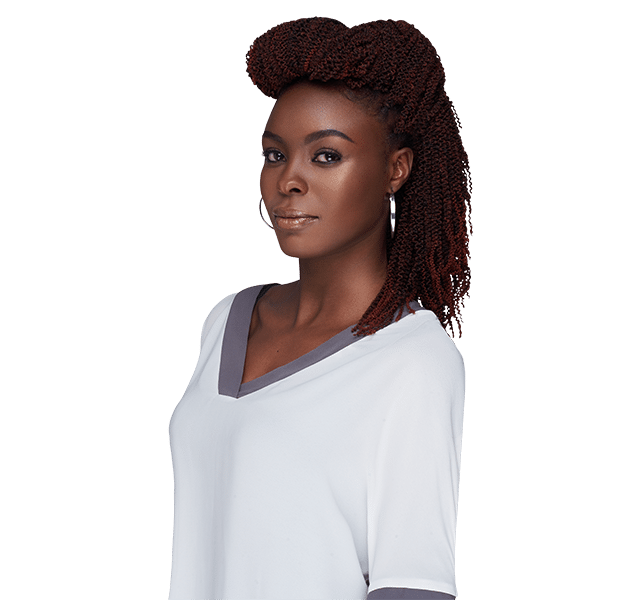 African Hair Crochet Braid-PENCIL KINKY