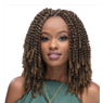 Bella crochet braid - trendy and flattering crochet braid style.