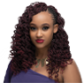 mambo curl braided crochet hairstyle - A kinky finish weave with a loop for easy crocheting