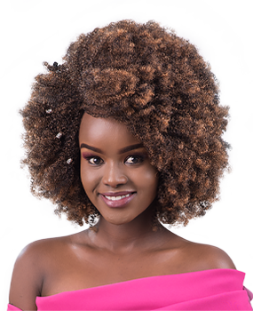 afro diva weave hairstyle