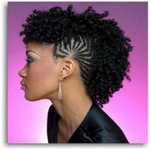 cornrows mohawk