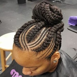 Sleek Ghanaian Up Do