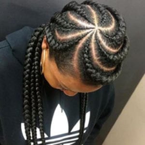 Spiral Ghana Braids