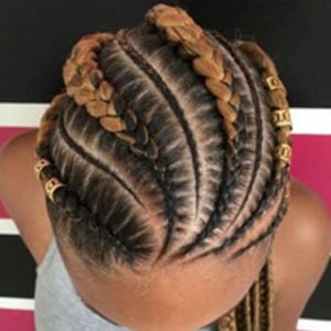 Two Tone Ghana Braids