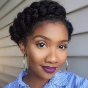 Add a touch of drama and flair to your hair with the halo braid.