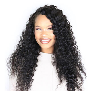 Girls, get ready to shine with the Caribbean curly weave.