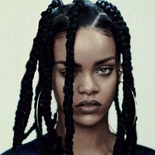 Rihanna box braids