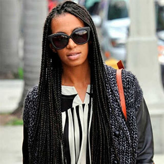 solange box braids