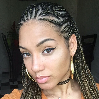 Alicia Keys’ popping braids