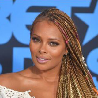 hair colours- Eva Marcille coloured braids