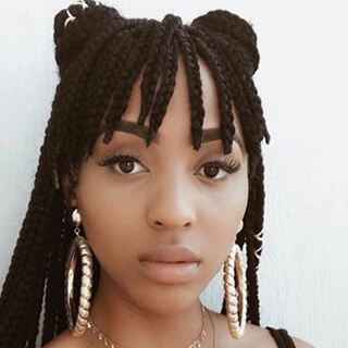 Nadia Nakai braids