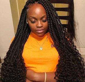 Braided hair with Darling Hair South Africa