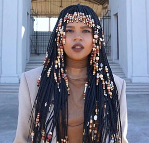 stylish braids with gorgeous beads