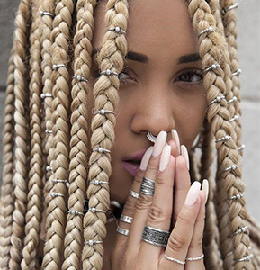 Blonde Braids and Bling Rings