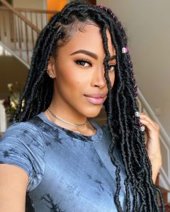 Dreadlocks fit for a goddess
