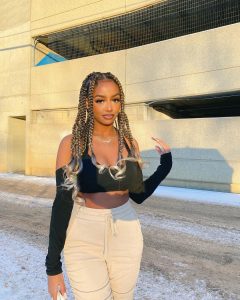 Loose Curls Goddess Braids