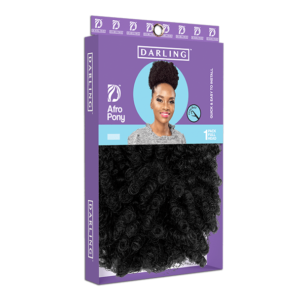 Drawstring Afro Pony hairpiece