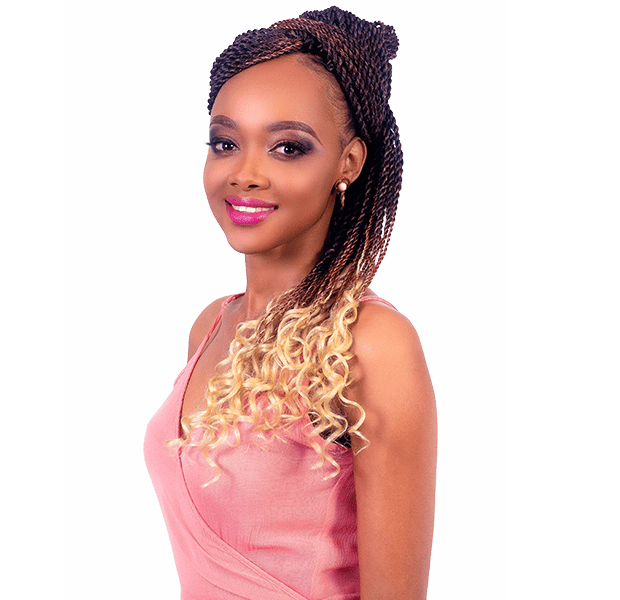Pre-Curled Braid Crochet hairstyle with Darling Hair Africa