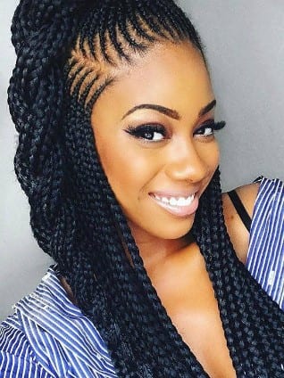 50 Must Stunning African Braiding Hair Styles Pictures | Weave hairstyles  braided, Goddess braids, Girls hairstyles braids